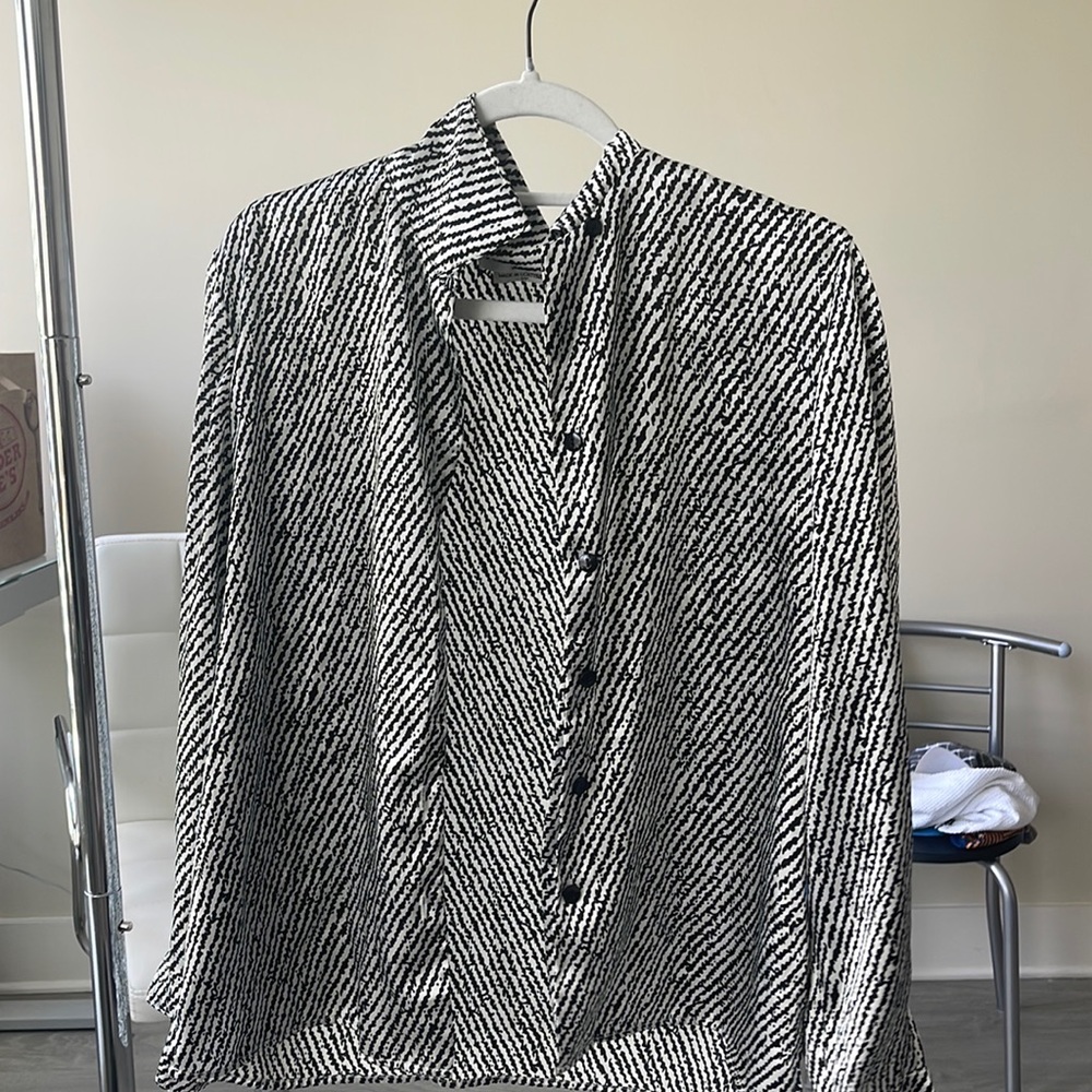 Silk Oversized Button Up